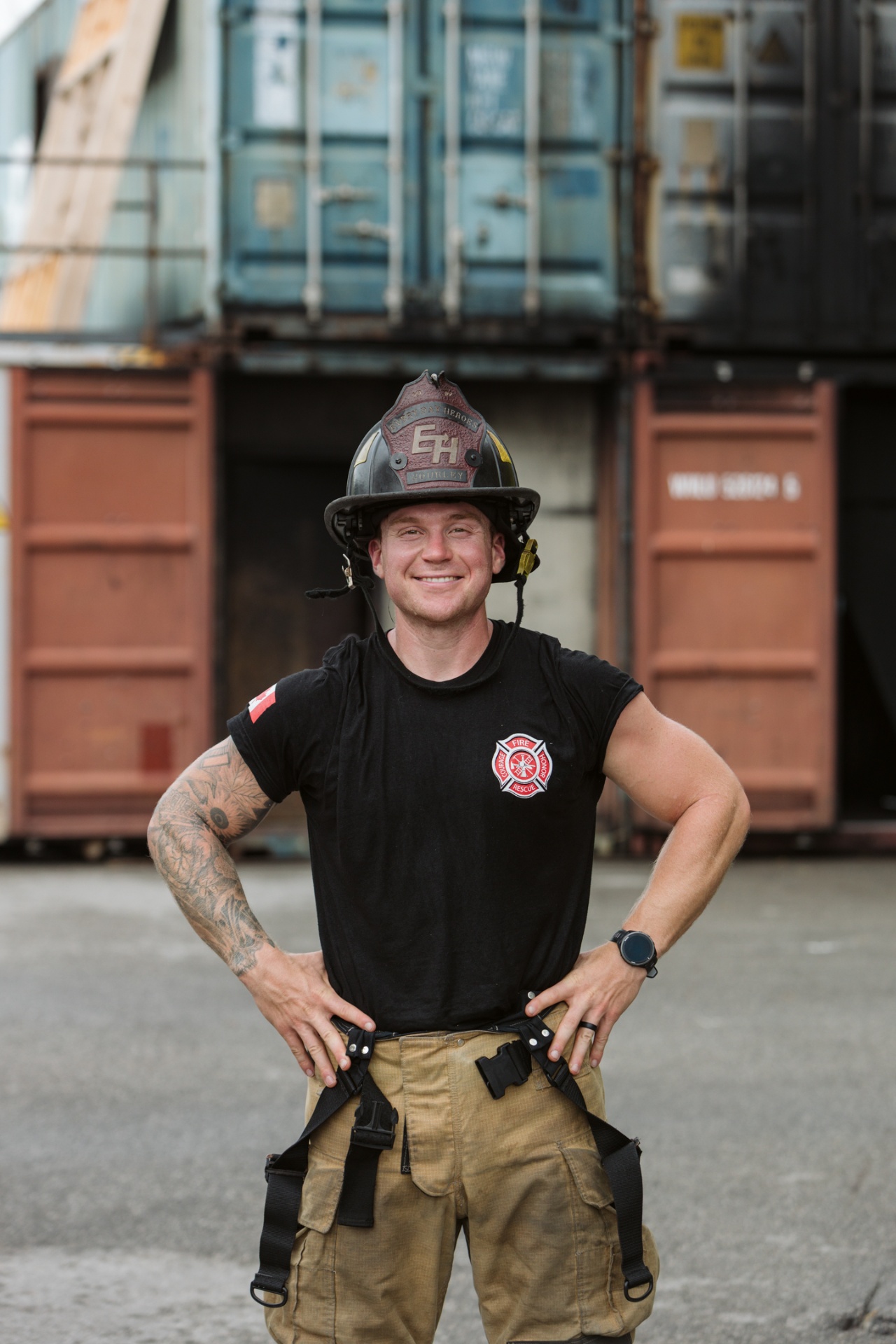 Mitch Gourley, career firefighter and founder of Everyday Heroes Fitness